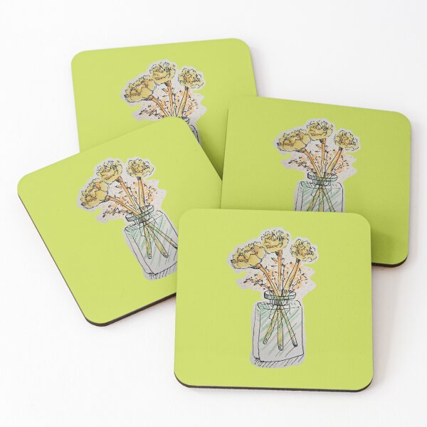 Item preview, Flowers in a vase designed and sold by pinkybat.
