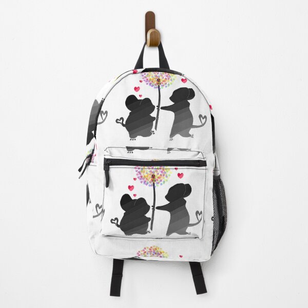 Item preview, Rainbow Dandelion Mice - Cute Silhouette Love Illustration designed and sold by TheArtOfTreble.