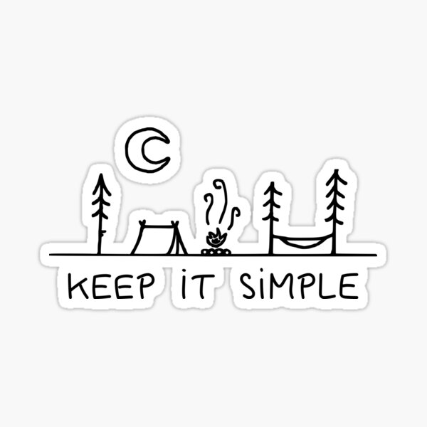 keep it simple stickers