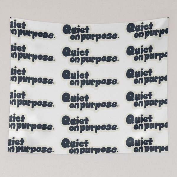 Item preview, Quiet on purpose. designed and sold by MAMOSHOTFACTORY.