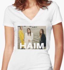 haim Women's Fitted V-Neck T-Shirt
