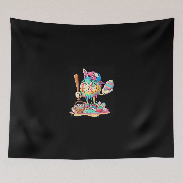 Item preview, Baseball Easter Day Ice Cream Drip designed and sold by Desdenhoshell.
