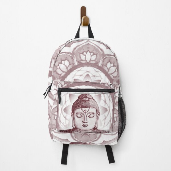 Item preview, Buddha Padma Watercolor - Snow + Wine designed and sold by Irene Estelle.