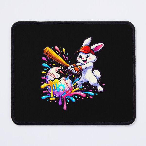 Item preview, Easter Drip Bunny Baseball designed and sold by Desdenhoshell.