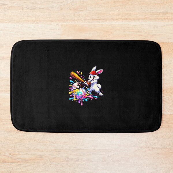 Item preview, Easter Drip Bunny Baseball designed and sold by Desdenhoshell.