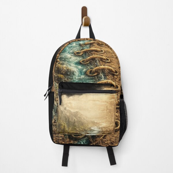 Item preview, Nature vs Climate Change – Zipper Earth Environmental Awareness Design designed and sold by OrbitOfMind.
