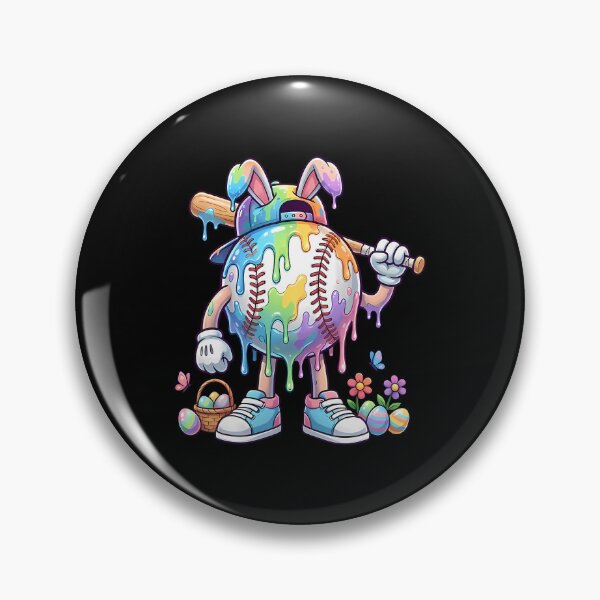 Item preview, Baseball Ice Cream Drip Easter Bunny designed and sold by Desdenhoshell.