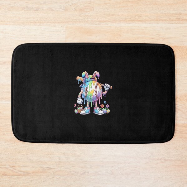 Item preview, Baseball Ice Cream Drip Easter Bunny designed and sold by Desdenhoshell.