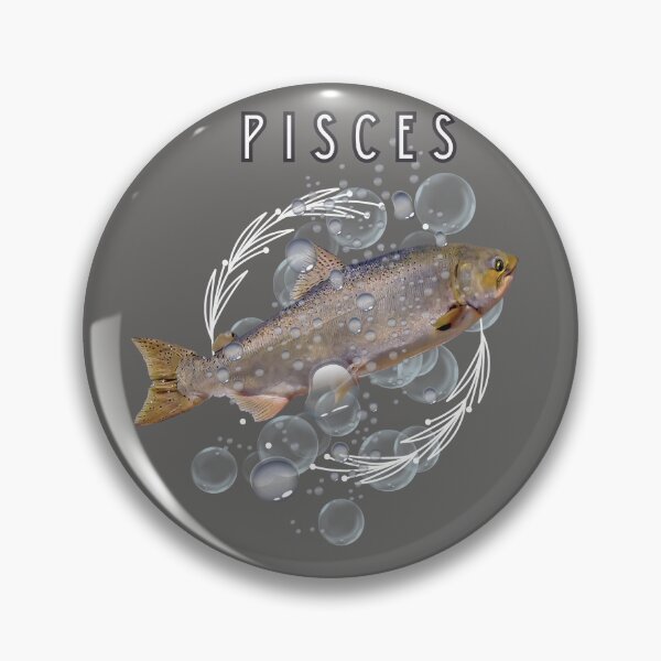 Item preview, "Pisces" Fish Jumping through Bubbles  designed and sold by Wild DeZigns .