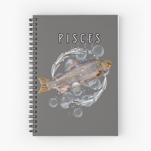 Item preview, "Pisces" Fish Jumping through Bubbles  designed and sold by Wild DeZigns .