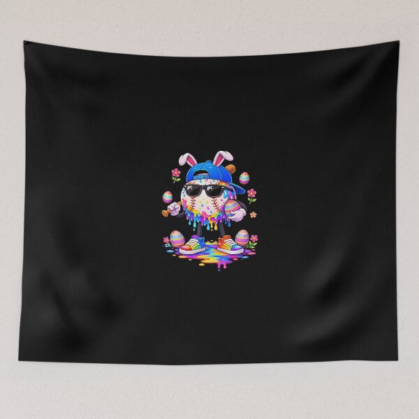 Item preview, Baseball Drip Easter Bunny designed and sold by Desdenhoshell.