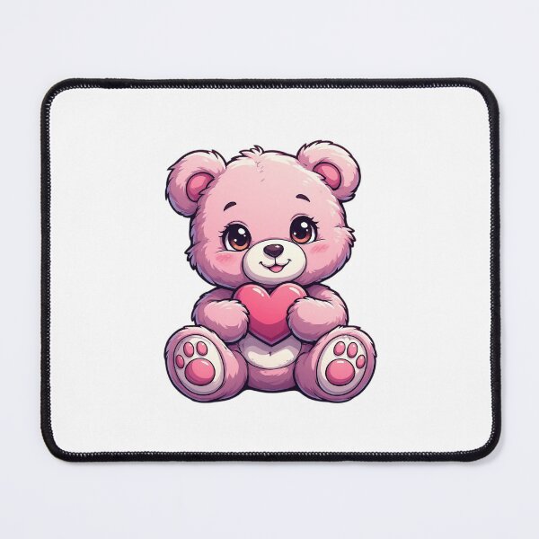 Item preview, Cute Cartoon Teddy Bear Holding A Love Heart designed and sold by Pendy777.
