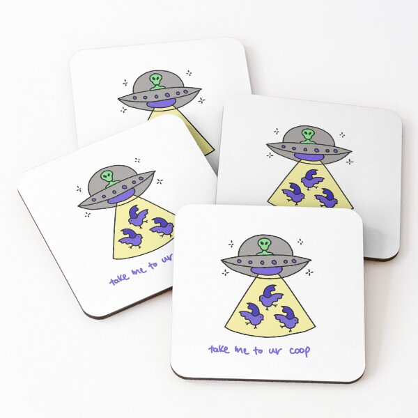Item preview, Take Me to Ur Coop – UFO Chicken Abduction designed and sold by J-Mindful.
