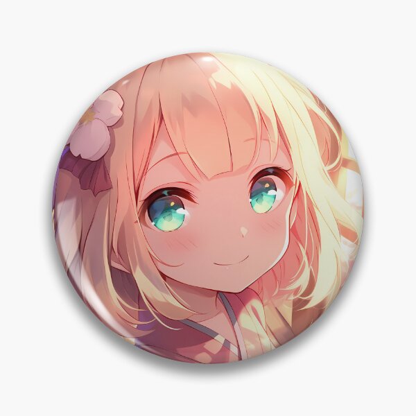 Item preview, Shiemi Moriyama Blue Exorcist Chibi Waifu In Sakura Sunset designed and sold by TanglenRabbit.