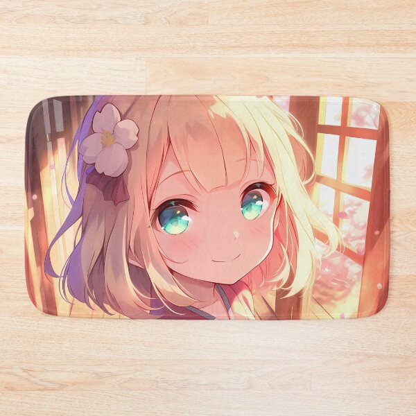 Item preview, Shiemi Moriyama Blue Exorcist Chibi Waifu In Sakura Sunset designed and sold by TanglenRabbit.
