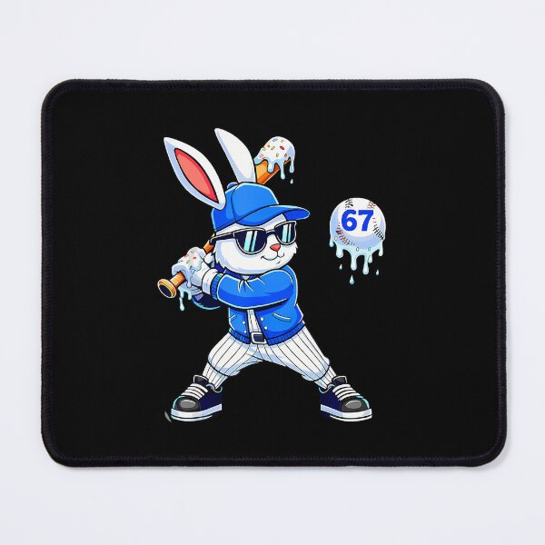 Item preview, Drip Baseball Rabbit Easter designed and sold by Desdenhoshell.