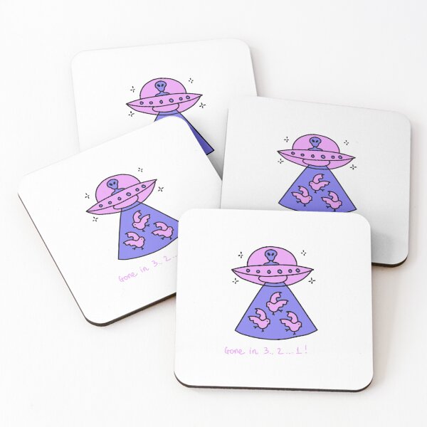 Item preview, Gone in 3…2…1! – Chicken Abduction Countdown designed and sold by J-Mindful.