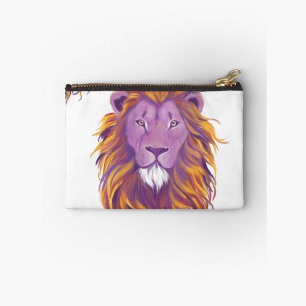 Aperçu de l'œuvre Motif sans couture vintage tribal représentant une tête de lion au visage majestueux. créée et vendue par Ammi77.