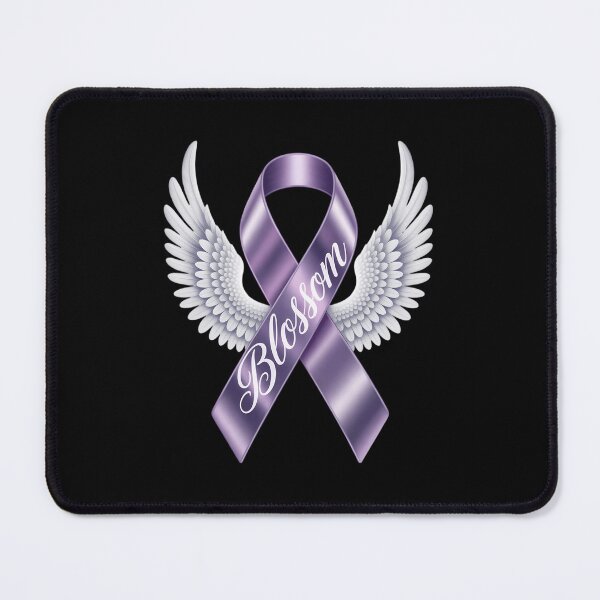 Item preview, Angel Wings Pancreatic Cancer - Purple Cancer Awareness Memorial designed and sold by FaithAbbott.
