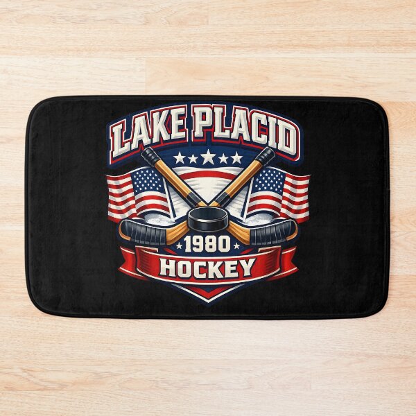 Item preview, Lake Placid 1980 Hockey Emblem designed and sold by HUTEND.