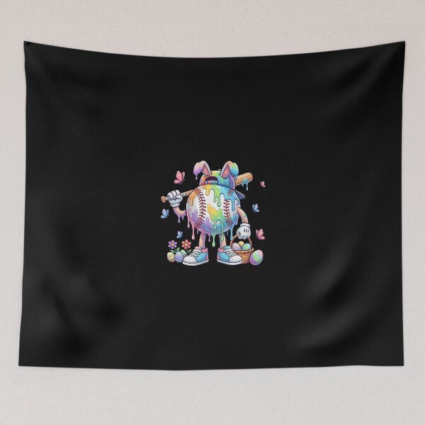 Item preview, Baseball Drip Easter Bunny designed and sold by Desdenhoshell.
