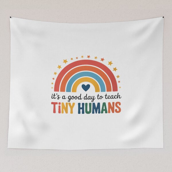 Item preview, Good Day to Teach Tiny Humans Rainbow Teacher designed and sold by FaithAbbott.