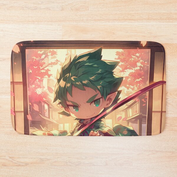 Item preview, Amaimon Blue Exorcist Chibi Kimono Cherry Blossom Evening designed and sold by TanglenRabbit.