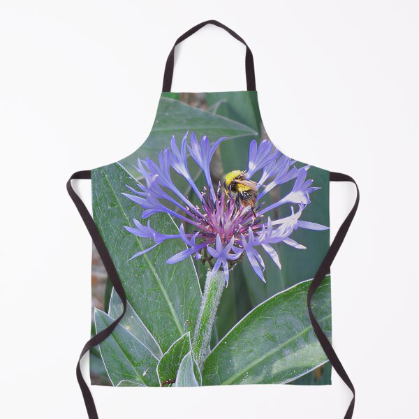 Item preview, Centaurea Montana Perennial Cornflower and Bee designed and sold by Katy Fryd.