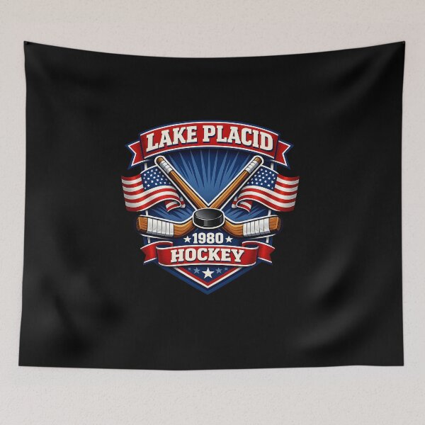 Item preview, Lake Placid Hockey 1980 Vintage Design designed and sold by HUTEND.