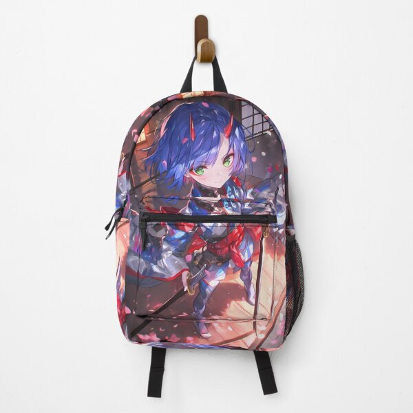 Item preview, Ichigo Darling In The Franxx Chibi Samurai In Cherry Blossom Light designed and sold by TanglenRabbit.