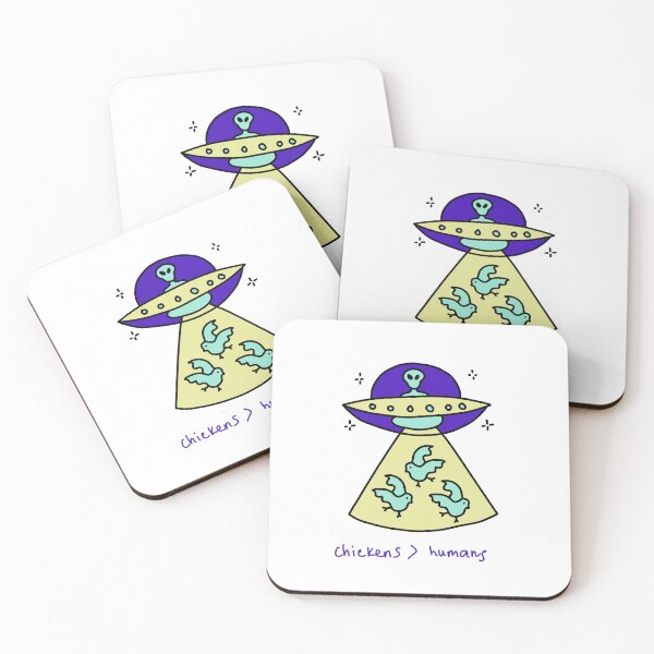 Item preview, Chickens > Humans – Alien Priorities designed and sold by J-Mindful.