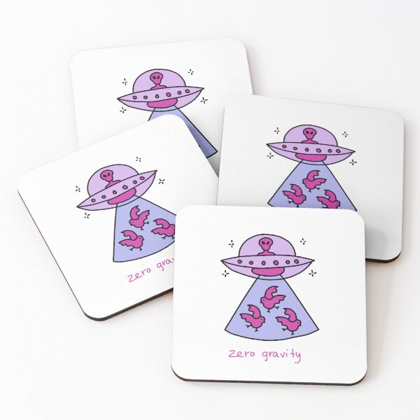 Item preview, Zero Gravity Chickens – Floating Farm Chaos designed and sold by J-Mindful.