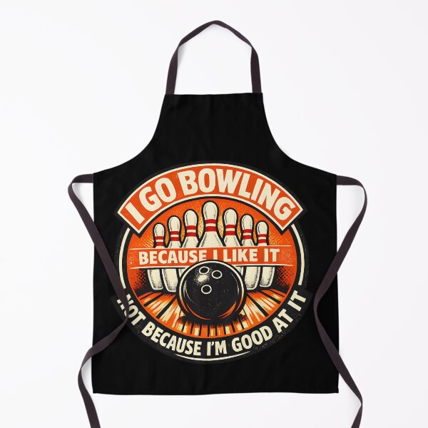 Item preview, I Go Bowling Because I Like It designed and sold by HUTEND.
