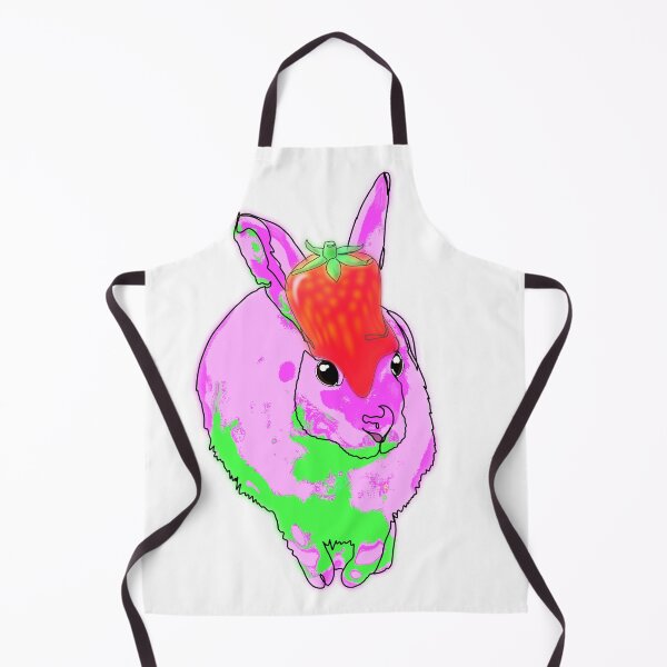 Item preview, Beth the Bunny in strawberry Hat – animalzinhats designed and sold by Ashley’sAnimalz.