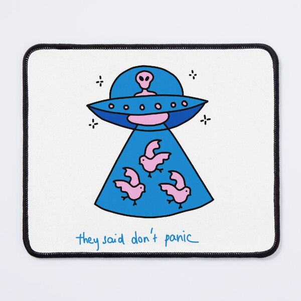 Item preview, They Said Don’t Panic – Chicken Abduction Scene designed and sold by J-Mindful.