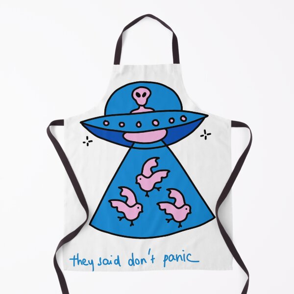 Item preview, They Said Don’t Panic – Chicken Abduction Scene designed and sold by J-Mindful.