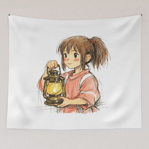 Item preview, Chihiro with Old Lantern designed and sold by LIS AND MELIVERSO.