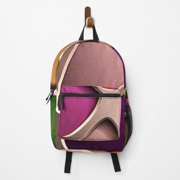 Item preview, Colorful Abstract Mosaic Pattern with Rose Gold Lines designed and sold by Kaleidoscope Print.