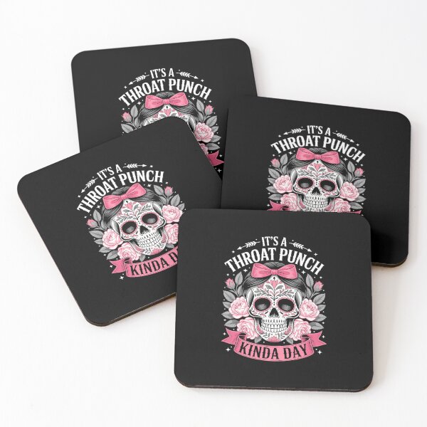 Item preview, It's A Throat Punch Kind Of Day Floral Skeleton Women's designed and sold by EllenJast.