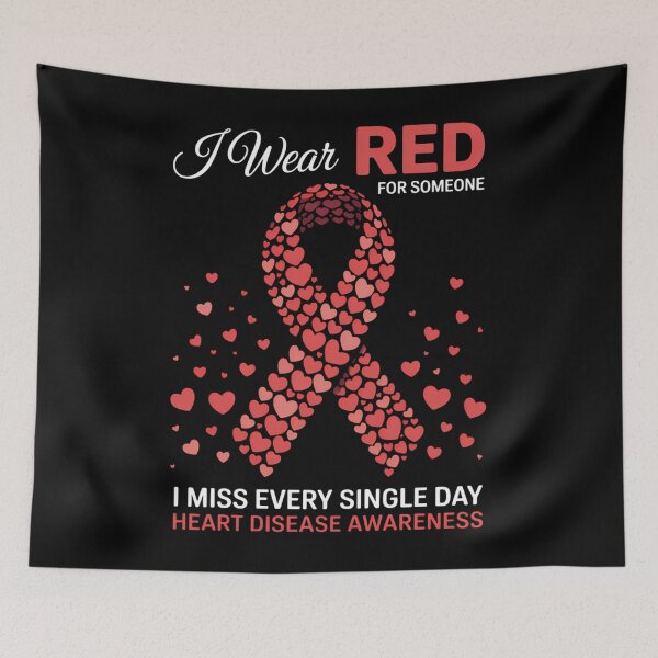 Item preview, I Wear Red For Someone Heart Disease Awareness designed and sold by EllenJast.