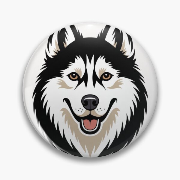 Item preview,  Arctic Gaze: Siberian Husky Face Illustration. designed and sold by Brochamorocha.