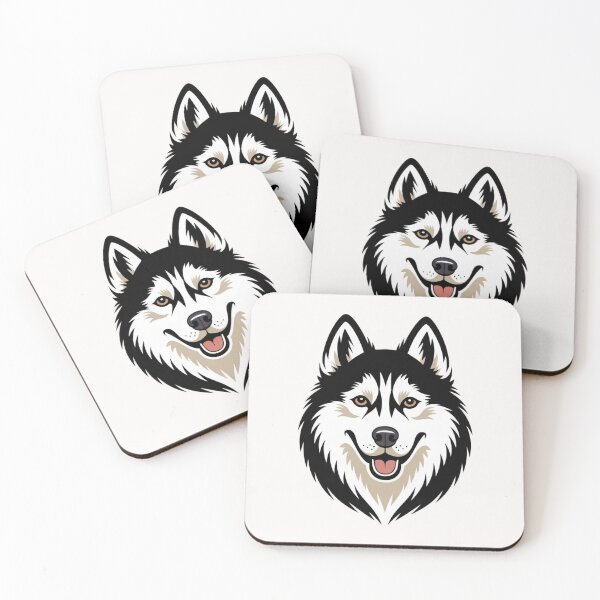 Item preview,  Arctic Gaze: Siberian Husky Face Illustration. designed and sold by Brochamorocha.