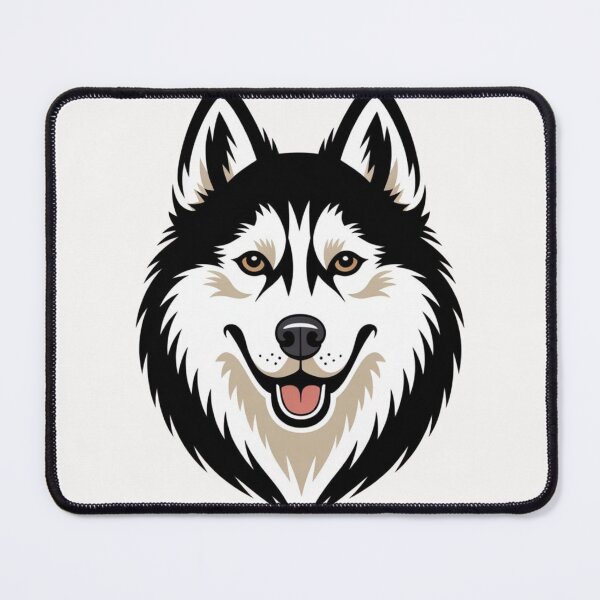 Item preview, Arctic Gaze: Siberian Husky Face Illustration. designed and sold by Brochamorocha.