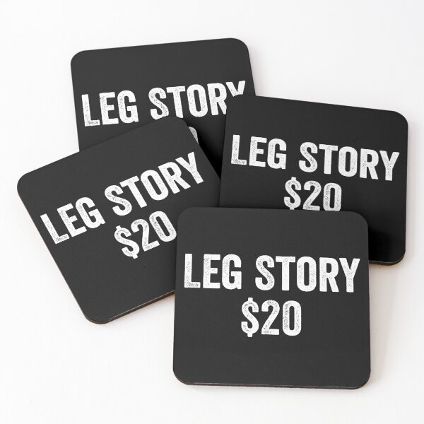 Item preview, Amputee Leg Story Humor Funny Quote - Leg Story 20$ designed and sold by harshanendian.