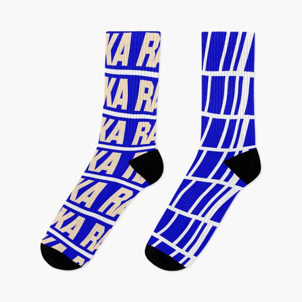 Item preview, Czoka Racing Off White Text Blue Slash with Dashes designed and sold by Martin Czoka.