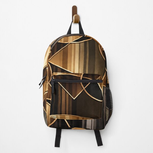 Item preview, Elegant Geometric Gold Brown Abstract Pattern designed and sold by Kaleidoscope Print.