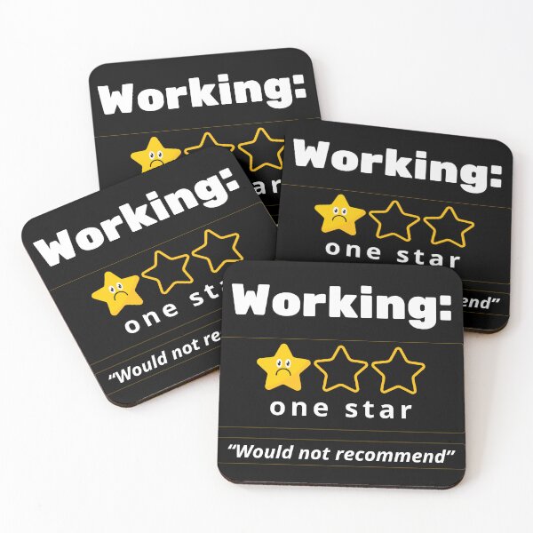 Item preview, Working 1 Star Would Not Recommend  designed and sold by MakarenaCreate.