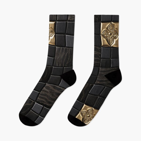 Item preview, Luxury Black Gold Mosaic Tile Pattern designed and sold by Kaleidoscope Print.