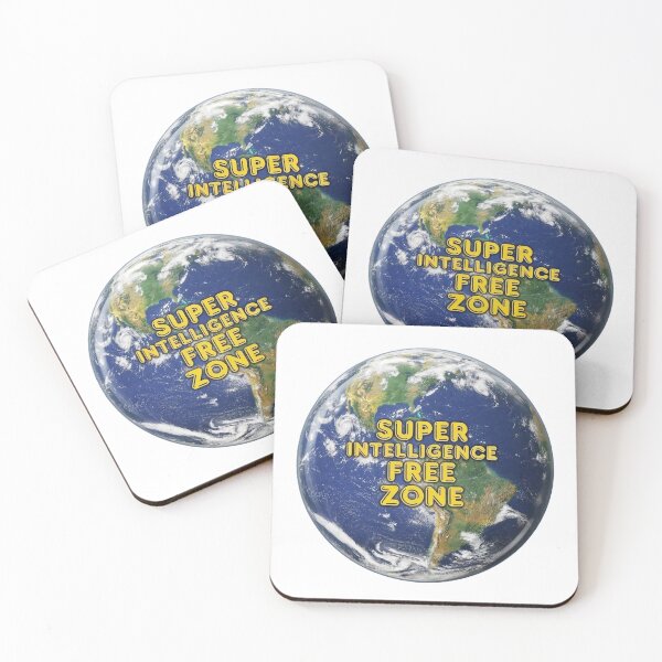 Item preview, Super Intelligence Free Zone designed and sold by The Anti-Human-Extinction from AI Club.