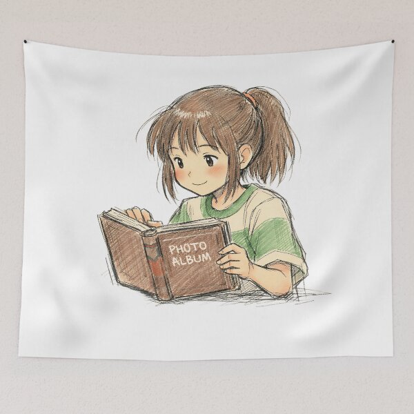 Item preview, Chihiro with Old Photo Album designed and sold by LIS AND MELIVERSO.